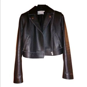 T By Alexander want leather biker jacket